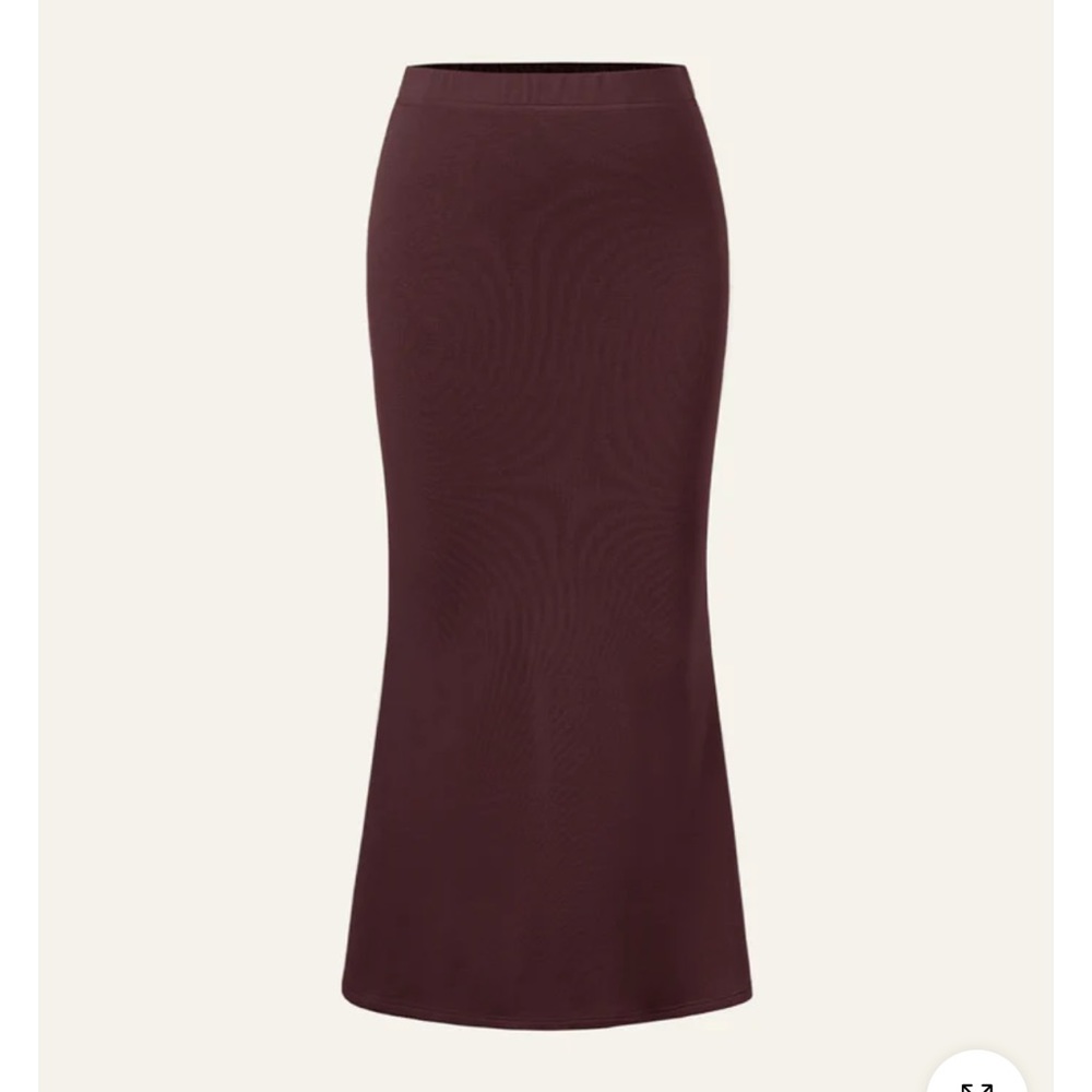 OGL Women's Maxi Skirt in Wine